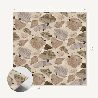 Vinylové obklady Geometrie kamenných tvarů