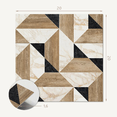 Vinylové obklady Geometrický vzor na dlaždicích