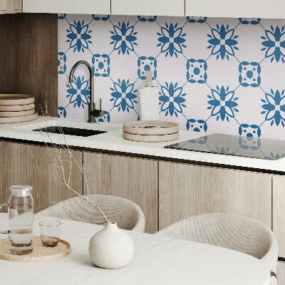 Samolepiace pvc obklady Rostlinný design s květy a listy