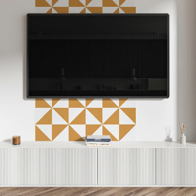 Samolepiace pvc obklady Čtvercové trojúhelníky v geometrickém stylu