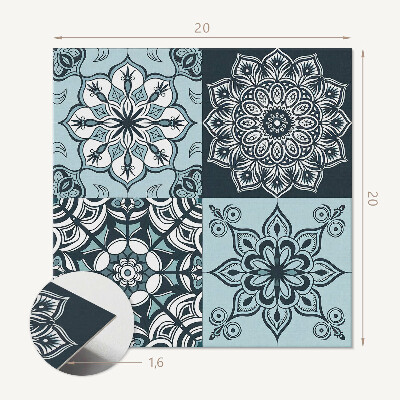 Pvc obklady Mandala v mřížce vzorů