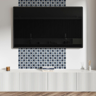 Pvc obklady Květinový design na dlaždicích