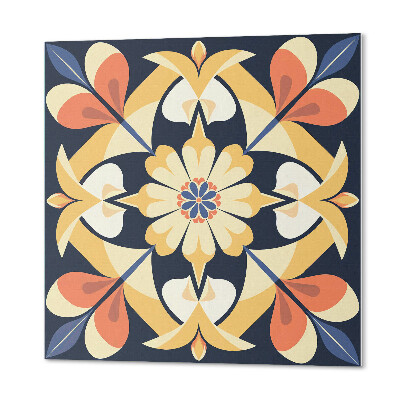 Samolepiace pvc obklady Mandala s květinovými akcenty