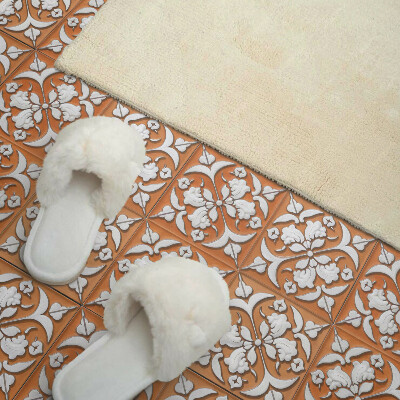 Samolepiace pvc obklady Elegantní květinový motiv