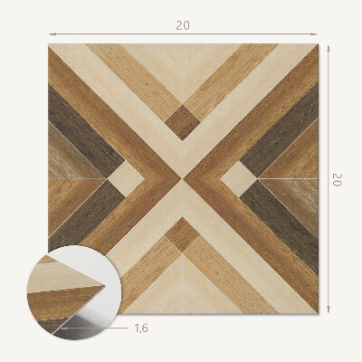 Vinylové obklady Kostkovaná geometrie