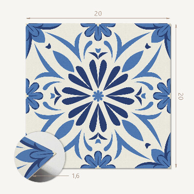 Samolepiace pvc obklady květinový design