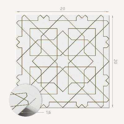 Pvc obklady Vzor čáry v geometrické podobě