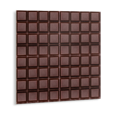 Samolepící podlahové čtverce Tabulka čokolády
