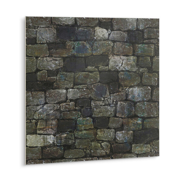 Samolepící podlahové čtverce Kamenná zeď