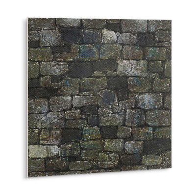 Samolepící podlahové čtverce Kamenná zeď