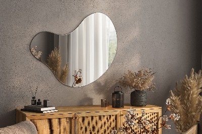 Asymetricke zrcadlo bez rámu na stěnu