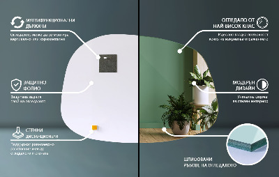 Organické zrcadlo s jemným tvarem