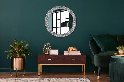 Kulaté dekorativní zrcadlo na zeď Ananas
