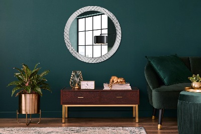 Kulaté dekorativní zrcadlo na zeď Příčné čáry