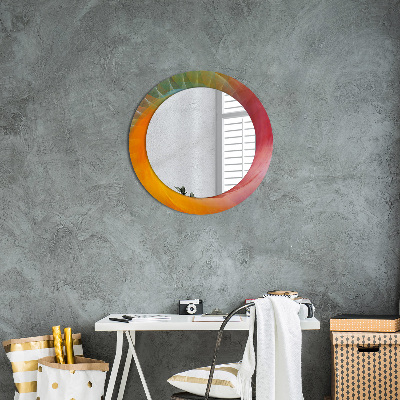 Kulaté zrcadlo s dekorem Hypnotická spirála