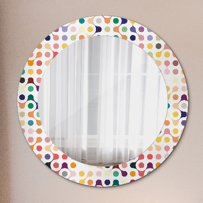 Kulaté dekorativní zrcadlo na zeď Bezproblémové vícenásobné