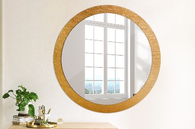 Kulaté dekorativní zrcadlo na zeď Kovový povrch