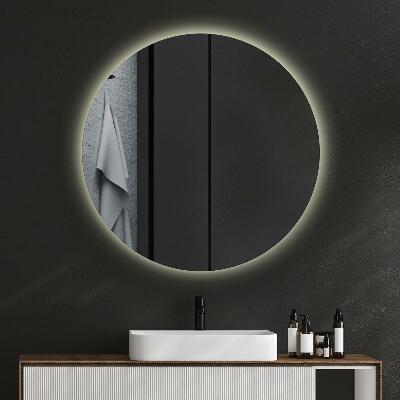 Dekorativní kulaté zrcadlo s LED podsvícením
