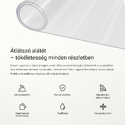 Ochranná podložka prrůhledná