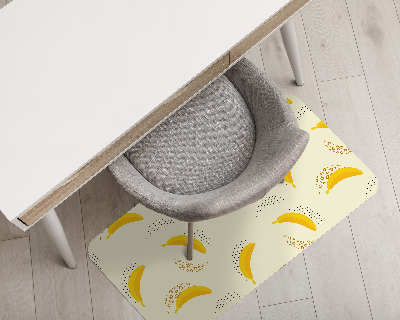Podložka pod židli Banánové tečkové záplaty