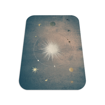 Podložka pod židli Hvězdy a planety