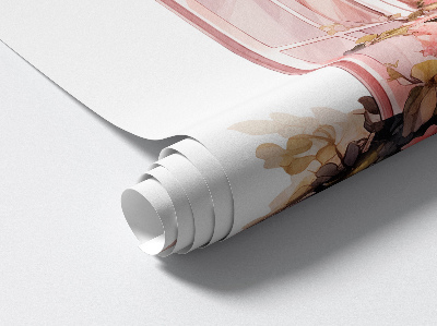 Nálepka na okno s výhledem 95x100 Rustikální okno