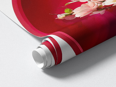 3D samolepka do dětského pokoje 67x100 Květiny ve váze