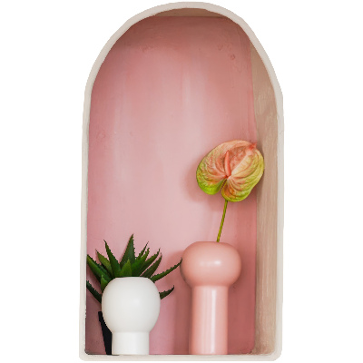 3D samolepka do dětského pokoje 58x100 Jemná vegetace