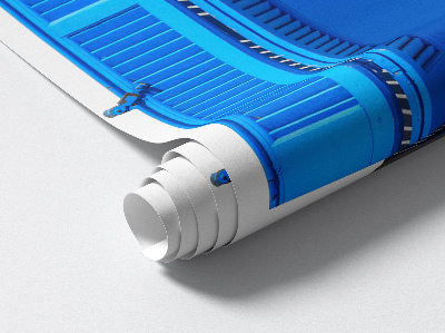 Nálepka na okno s výhledem 100x61 Středomořská krajina