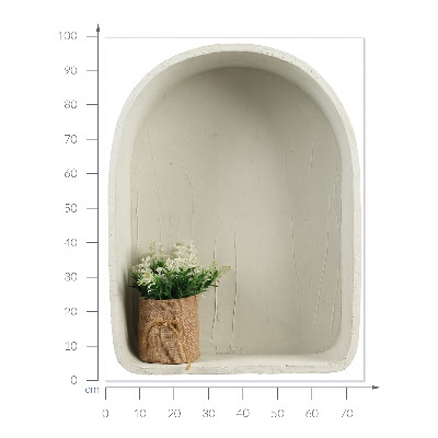 3D samolepka do dětského pokoje 75x100 Jutová kytice