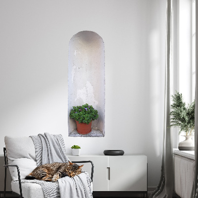 3D samolepka do dětského pokoje 36x100 Výklenek ve zdi