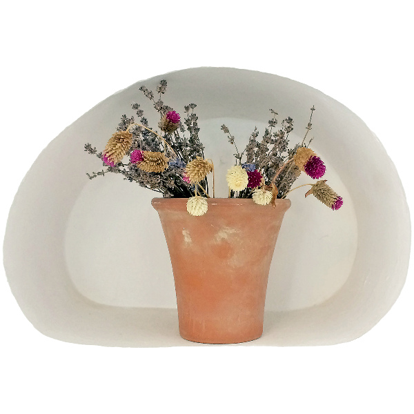 3D samolepka do dětského pokoje 100x68 Sušené květiny