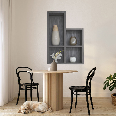 3D samolepka do dětského pokoje 91x130 Dekorativní police