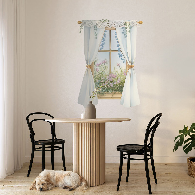 Nálepka na okno s výhledem 95x130 Záclony s výhledem