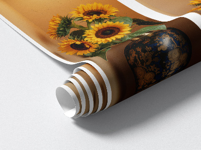 3D samolepka do dětského pokoje 130x118 Kytice slunečnic