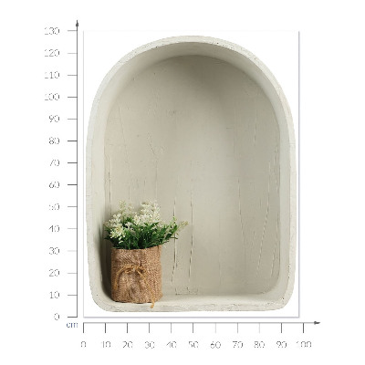 3D samolepka do dětského pokoje 98x130 Jutová kytice