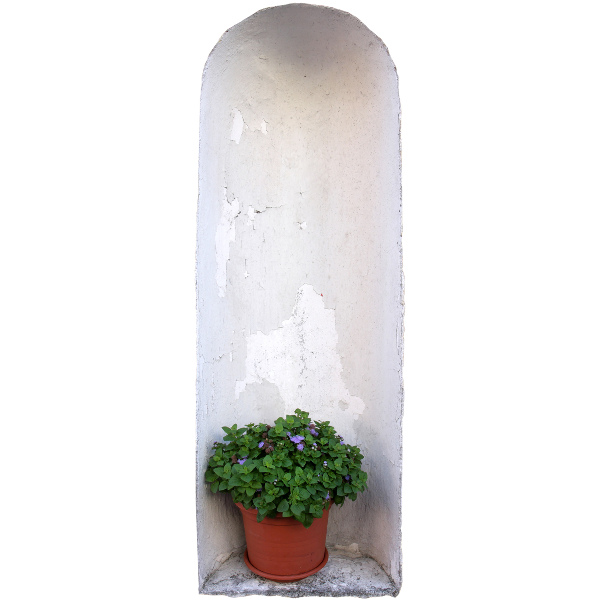 3D samolepka do dětského pokoje 47x130 Výklenek ve zdi