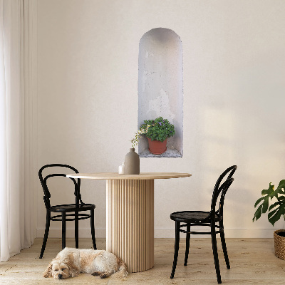 3D samolepka do dětského pokoje 47x130 Výklenek ve zdi