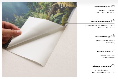 Samolepka díra ve zdi 3D 58x60 Rafinérské věže