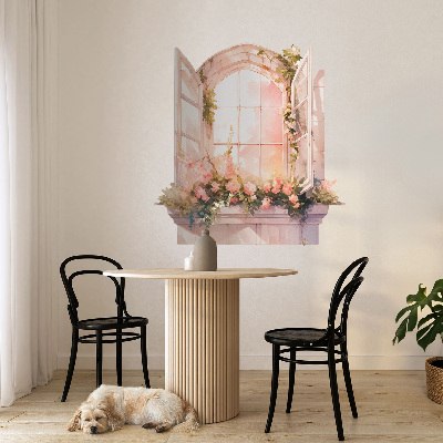 Fototapeta okno 3D 56x60 Romantické okno