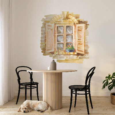 Fototapeta okno 3D 56x60 Idylické okno