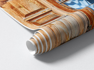 Fototapeta okno 3D 58x60 Rustikální okno