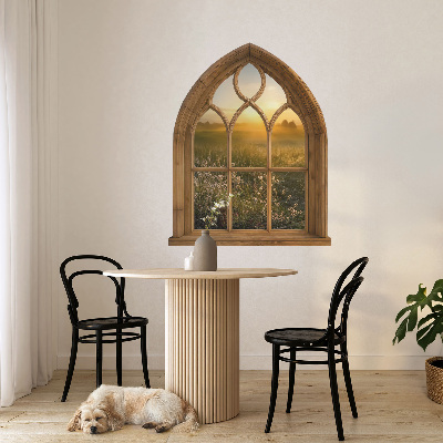 Fototapeta okno 3D 48x60 Okno Krajina