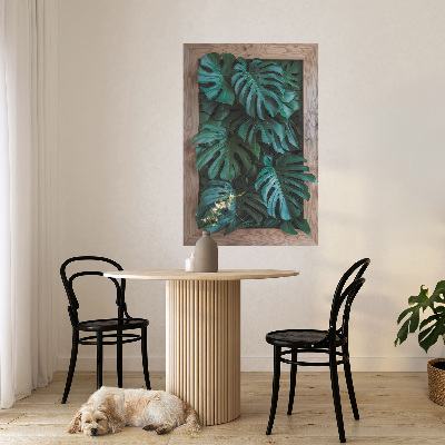 Samolepka na zeď 3D 40x60 Zelené složení