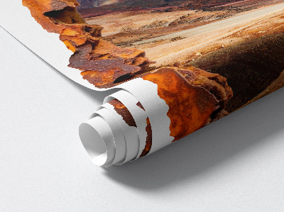 Samolepka díra ve zdi 3D 50x60 Horská krajina