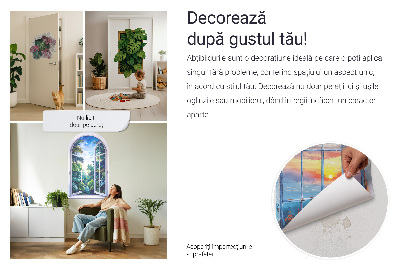 Samolepka díra ve zdi 3D 50x60 Nostalgická krajina