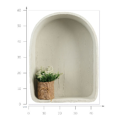 Samolepka na zeď 3D 45x60 Jutová kytice