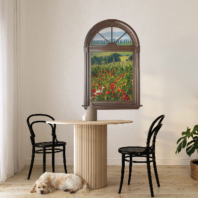 Fototapeta okno 3D 55x80 Malebná krajina