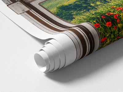 Fototapeta okno 3D 55x80 Malebná krajina