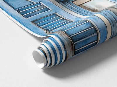 Fototapeta okno 3D 70x80 Dřevěné okenice